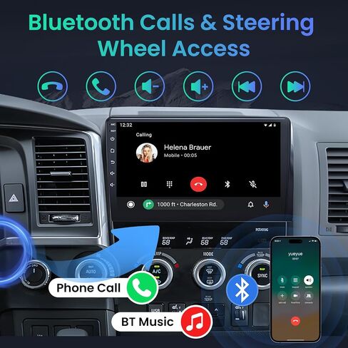 for Toyota Tundra 2007-2013 Sequoia 2008-2018 Car Radio Stereo Upgrade: in Kuwait
