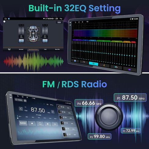 for Toyota Tundra 2007-2013 Sequoia 2008-2018 Car Radio Stereo Upgrade: in Kuwait