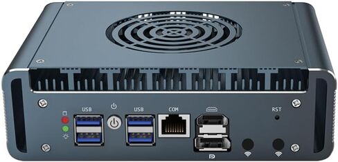 KINGDEL Powerful Mini PC 6X 2.5GbE i226V LAN, Core i7-13620H, 10 Cores 16 Threads, 32GB DDR5 RAM, 1TB NVMe SSD, Micro Firewall Router Appliance with HD, DP, RJ45 COM, 4 x USB in Kuwait