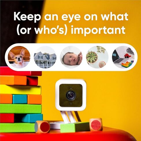 Wyze Cam v3 White with Wyze Cam Plus Monthly, covers 1 Wyze camera, Auto-Renews at $2.99/Month, Activation Required, Cancel Anytime in Kuwait