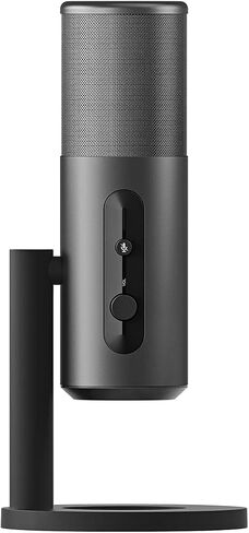 EPOS Gaming B20 Streaming Microphone - 2.9m Cable USB-C Computer Microphone for Gaming - PC & Laptop Connection with Audio Controls - Compatible with PC, Mac, and PS4/5 - Desk Stand Included, Gray in Saudi Arabia