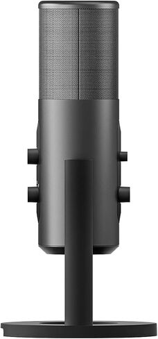 EPOS Gaming B20 Streaming Microphone - 2.9m Cable USB-C Computer Microphone for Gaming - PC & Laptop Connection with Audio Controls - Compatible with PC, Mac, and PS4/5 - Desk Stand Included, Gray in Saudi Arabia