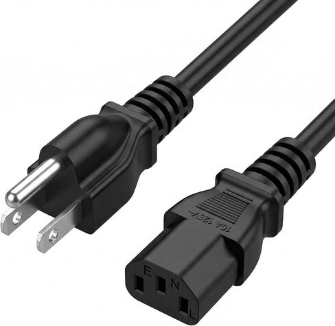 10Ft Universal AC Power Cord 3 Prong Treadmill Extension Cable in Saudi Arabia