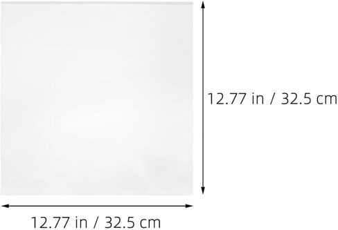 Kisangel 10pcs White Plastic Vinyl Record Outer Sleeves with Adhesive for Protecting Records Suitable for Album Protective Cover in Saudi Arabia