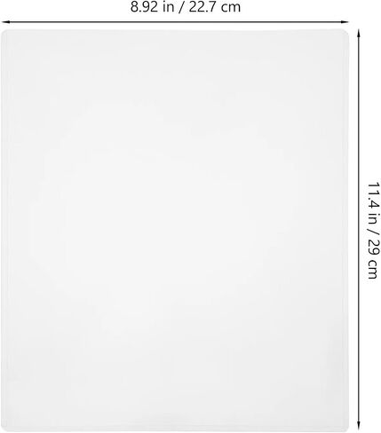10Pcs Clear Plastic Sleeves Waterproof Photo Protectors for Documents Posters Certificates in Saudi Arabia