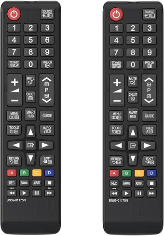 2 Pack Universal Remote for Samsung TV Remote, Replacement Compatible with All Samsung Smart TV LED QLED UHD LCD HDTV Frame Curved Smart TV in Kuwait