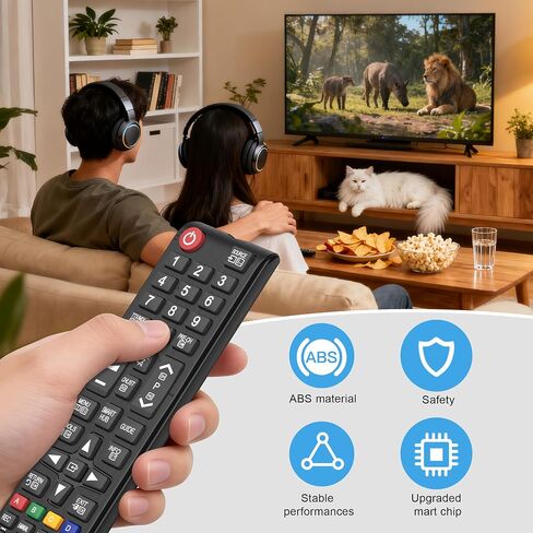 2 Pack Universal Remote for Samsung TV Remote, Replacement Compatible with All Samsung Smart TV LED QLED UHD LCD HDTV Frame Curved Smart TV in Kuwait