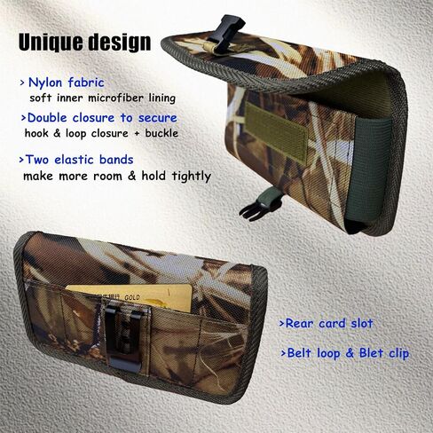 Camo Cell Phone Holster for Men, Belt Clip Phone Holder, Large Tactical Phone Pouch for iPhone 17 16 15 14 Pro Max 17 16 15 14 Plus, for Galaxy S25 Ultra,S25 Plus,Heavy Duty Buckle Closure in Kuwait