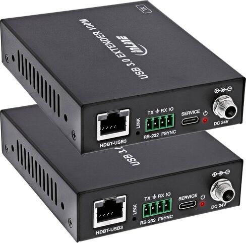 Inline USB 3.2 Extender Cat.6 100m 5Gb/s PoC RS232 in Saudi Arabia
