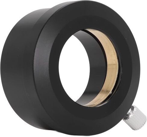 2 Inch to 1.25 Inch Telescope Eyepiece Adapter Full Metal Design for DSLR Photography and Planetary Observations in Black Aluminum Alloy in Kuwait