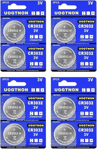 UOGTNON CR3032 3V Lithium Battery -Pack of 8 in Kuwait