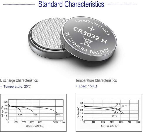 UOGTNON CR3032 3V Lithium Battery -Pack of 8 in Kuwait