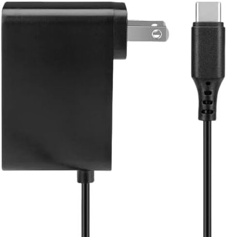 Charger for Nintendo Switch | 2.4A AC Power Supply Adapter with 5FT USB C Cable | Fast Travel Wall Charging Kit Compatible with OLED/Dock Switch and Pro Controller (Support TV Mode) in Kuwait