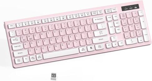 RECCAZR Wireless Keyboard Silent for Office and Home(Avocado Green) in Saudi Arabia
