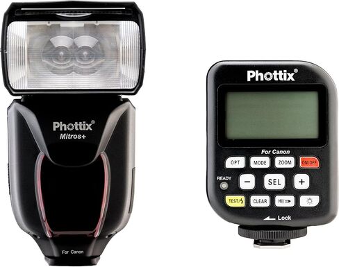 Phottix PH80376 Mitros+ Odin Camera Flash & Transmitter Combo for Nikon (Black) in Kuwait