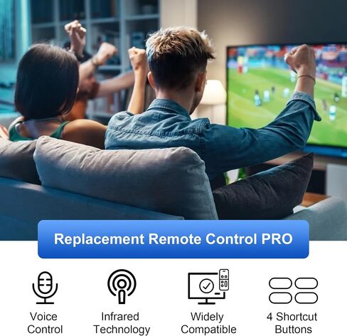 Remote Voice Replacement Fit for Fire Stick(HD/Lite/2nd/3rd Gen/4K/4K Max), for FireStick Insignia/Toshiba/Pioneer/Omni QLED Fire-Series Smart TVs with Fire Voice Controller in Kuwait