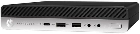 HP EliteDesk 800 G5 Mini Business Desktop PC, Core i5-9500T 2.2GHz-3.7GHz, 8GB DDR4 RAM, 256GB SSD, Keyboard and Mouse, WiFi, Windows 11 Pro (Renewed) in Kuwait
