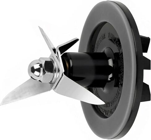 Blender Replacement Blade with Rubber Sealing Ring, Stainless Steel Ice Crusher Cutter Attachment Fit for Cuisinart SPB-600CA FPB-5 SPB-7 BFP-703, Black in Kuwait