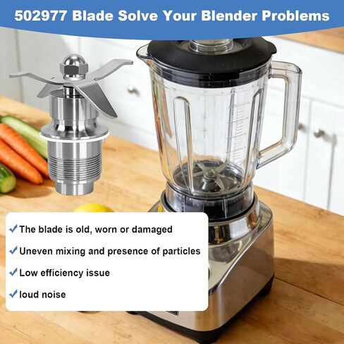 502977 Blade Cutting Assembly, Compatible With Waring Gallon CB6 / CB10 / CB15 Blenders, Replaces 18396, 018396, 501920, 502493, 500962, 501838, 502975 Blending Assembly in Saudi Arabia