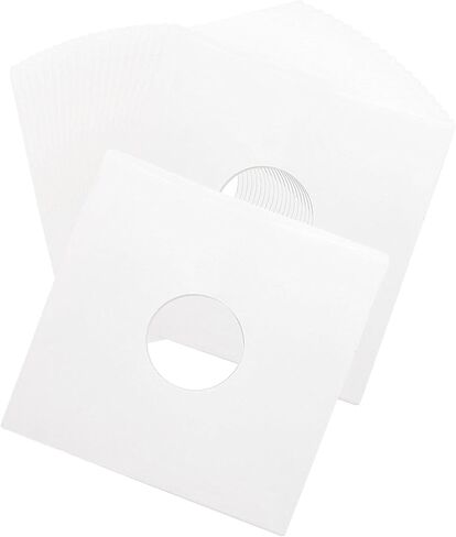 Yiju 20 Pieces Vinyl Record Inner Sleeves Paper Album Cover Anti Static Protection Scratch Resistant Lightweight Suitable for Music Collections Home Storag, 10in Square in Kuwait