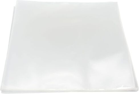 Generic 50Pcs Record Sleeves OPP Plastic Outer Covers for 12in Records Resealable Non Adhesive Clear Storage for Single and Double Albums Collectors DJs Home Use in Kuwait