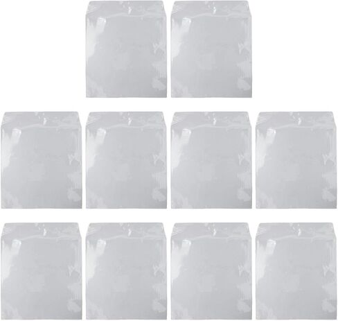 10 Packs Vinyl Record Sleeves for 12 10 7 Inch LP Clear PVC Protecter Bags Album Covers(12 inch) in Saudi Arabia