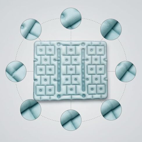 Cooling Seat Cushion, Cooling Pad, Cooling Mat for Drivers & Office, Bay Blue, Blue in Kuwait