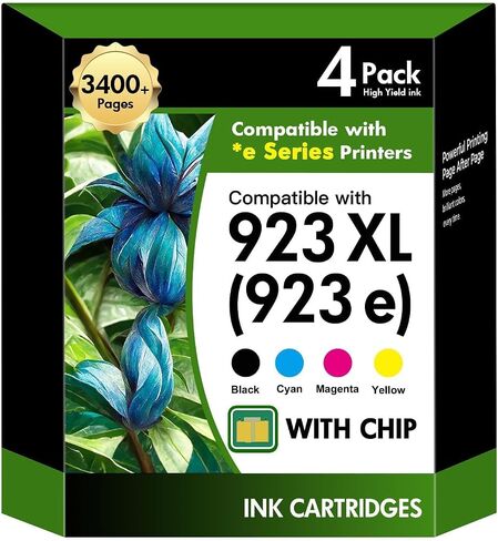 923XL 923 8130e 8125e Ink Cartridges Combo Pack for HP Printers with Chip in Kuwait