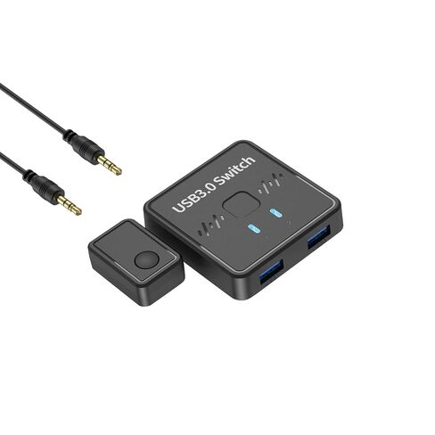 USB3.0 Switcher 1x2 / 2x1 USB Bidirectional USB3.0 Switcher Extender Shared Controller for Keyboard Printer Printer Scanner Sharing in Kuwait