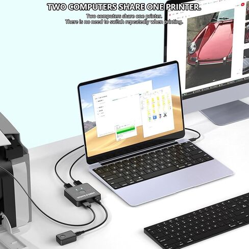 USB3.0 Switcher 1x2 / 2x1 USB Bidirectional USB3.0 Switcher Extender Shared Controller for Keyboard Printer Printer Scanner Sharing in Kuwait