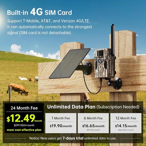 SEHMUA 3rd 4G LTE Cellular Trail Cameras with 48MP Photo 2K Live Streaming in Saudi Arabia