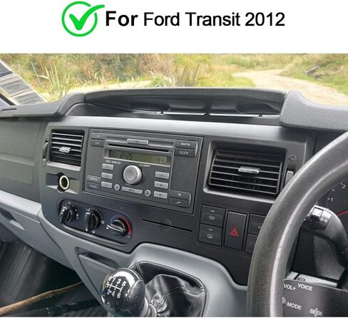 Car Stereo Radio Compatible for Ford Transit 2012 with Carplay Android Auto GPS Navigation 7in Touchscreen Car Radio Player with Bluetooth WiFi FM/RDS SWC Split Screen + Backup Camera in Kuwait