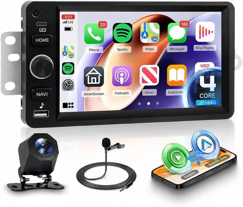 Android 15 Car Stereo for Chevrolet Chevy Silverado Impala Tahoe GMC Sierra Yukon Hummer H2 with Wireless CarPlay Android Auto, 7" 2G+64G Touchscreen Car Radio GPS WiFi SWC BT 32EQ in Saudi Arabia