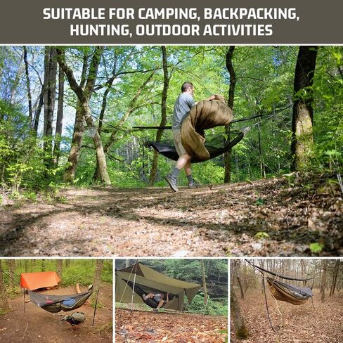 Hammock Underquilt, 4 Season Heavy Duty Under Quilt with Tree Straps in Saudi Arabia