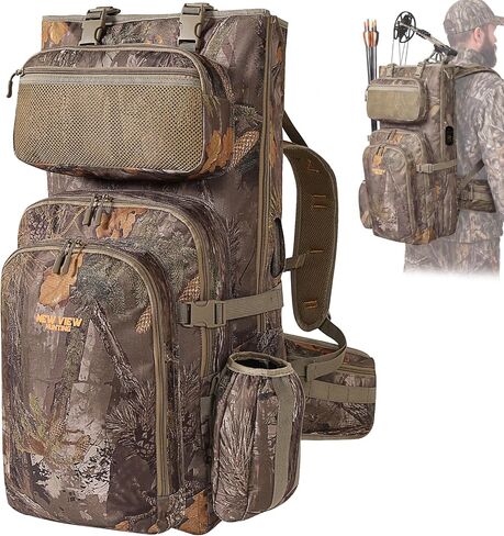 NEW VIEW Bow Hunting Backpack for Men, Compound Bow Backpack With Quiver in Kuwait