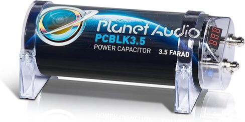 Planet Audio PC10F Car Capacitor, 10 Farad, Energy Storage, Enhance Bass in Saudi Arabia