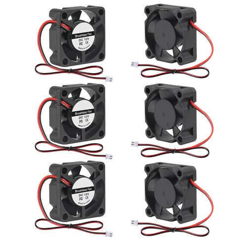 6PCS 3010 Brushless Cooling Fan DC 24V 30mm x 30mm x 10mm 2pin Hydraulic Bearing Brushless Fan for DIY 3D Printer Extruder Hotend Humidifier Computer in Kuwait