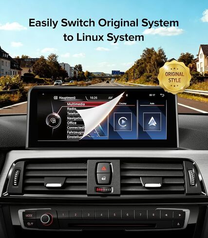 10.25"Linux CarPlay Radio for BMW 3/4 Series (NBT System) 2013-2016 in Kuwait