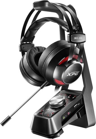 XPG EMIX H30 Wired Headset and SOLOX F30 Amplifier Gaming Audio Set Bundle (SOLOX F30+EMIX H30) in Saudi Arabia