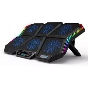 Gaming Laptop 12-17 Inch Cooling Screen Pad Cooler Stand with Six Fans in Saudi Arabia