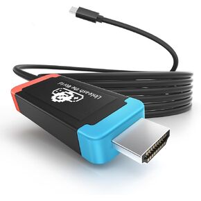 Lemorele 100W PD USB‑C to HDMI Adapter Cable for Switch 2, 4K@60Hz in Saudi Arabia