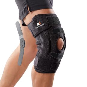 Comforband Adjustable Hinged Knee Brace – Dual Side Hinges for ACL, PCL, MCL Injury Support, Meniscus Tear, Arthritis Pain Relief, Post-Surgery Recovery (Black, L/XL) in Kuwait