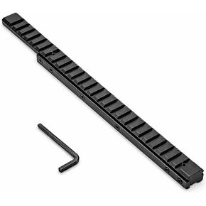 GOTICAL Extra Long 24 Slots 10.5"/ 260mm Dovetail Rail to 21mm Picatinny Weaver Rail Mount Dovetail to Picatinny Weaver Rail Adapter for Scope Mount Base Hunting – Black in Saudi Arabia