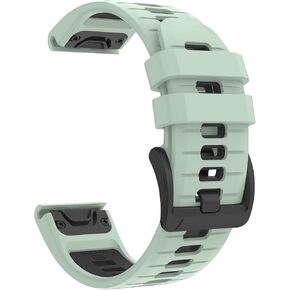 أشرطة ساعة Quickfit 22 مم لـ Garmin Fenix ​​8 47mm 7 pro sapphire Solar 6 5 Epix Gen 2 47 Forerunner 970 965 955 945 Instinct 2 استبدال حزام رياضي من السيليكون الناعم in Kuwait
