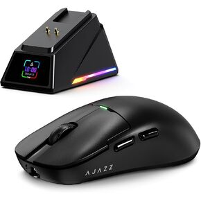AJAZZ AJ159P MC PRO Wireless Gaming Mouse with Charging Dock - Black in Kuwait