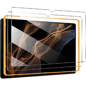 Coolpow【2+1 PACK】Screen Protector for Samsung Galaxy Tab S10 Ultra/Tab S9 Ultra 14.6 Inch 2024/2023, 9H Hardness, High Clarity, Anti-Shatter, Case-Friendly in Saudi Arabia
