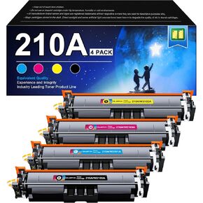 210A Toner Cartridges 4 Pack Replacement for HP 210A 210X W2100A with Chip in Kuwait