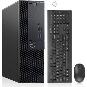 Dell OptiPlex 3060 Desktop Computers Windows 11 Pro Hexa Core i7-8700 Up to 4.60GHz32GB DDR4 1TB M.2 NVMe SSD1TB HDDAX210 Built-in WiFi 6E Small Form Factor PC(Renewed) Black (OptiPlex 3060 SFF) in Saudi Arabia