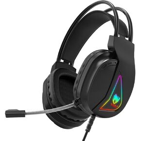 Wired Headphones with Mic, Foldable Rotatable Over-Ear Shells, Integrated Media Control Keys, 3.5mm Jack & 4.9ft Knot-Free Cable, Great for Gaming & Desktop Gear H160 in Kuwait