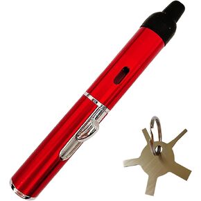 Butane Lighters,Torch Lighters Butane Fuel Refillable Adjustable Lighter Multipurpose Pen Torch,Red(Gas Not Included) in Kuwait